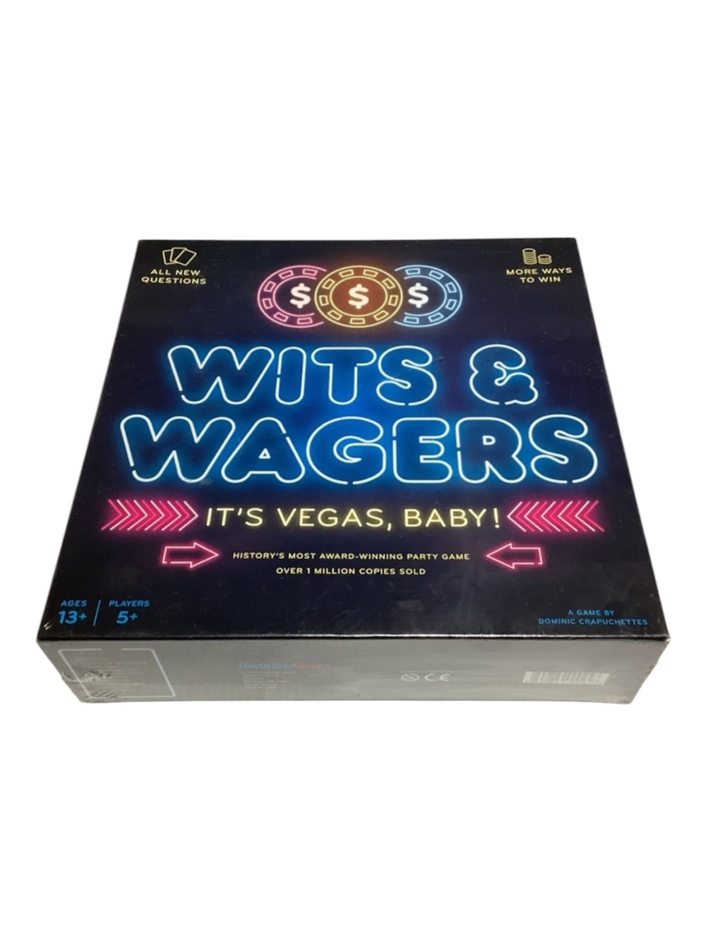 Wits & Wagers It’s Vegas Baby Party Game by NorthStar Games NEW SEALED 2019